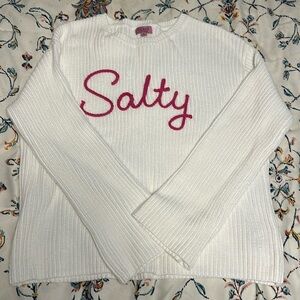 White sweater size small